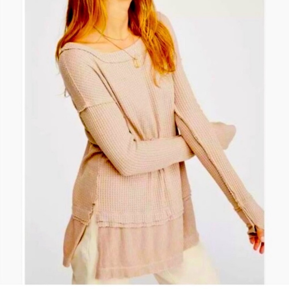 Free people. Beige Sweater Cardigan